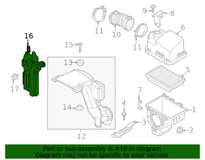 Rezonator de aer Mazda CX-50 23-25 2,5 litri