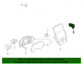 Кнопка открытия крышки багажника Nissan Maxima A36 16-