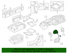 Кнопка паркинга Acura TLX 15- облез хром