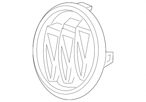 Эмблема решетки радиатора grill Buick Encore 17-22