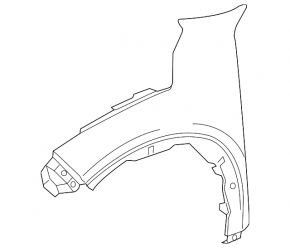 Крыло переднее правое Honda HR-V 16-22