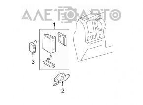 FLASHER HAZARD CONTROL MODULE Toyota Sequoia 08-18