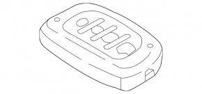 Ключ smart Hyundai Tucson 16-18 4 кнопки