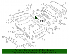 Capac cârlig remorcare bara spate Mercedes W212 14-16 AMG, pachet