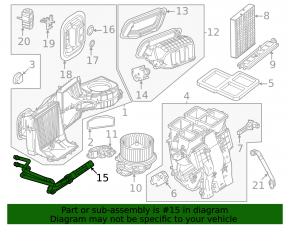 Радиатор отопителя Mercedes A-class V177 19-22