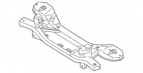 Подрамник задний Mazda3 MPS 09-13