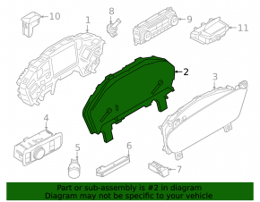 Щиток приборов Ford Escape MK4 21-26 High series-analog