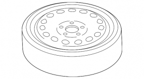 Roată de rezervă pentru Porsche Cayenne 19-23 R20 195/65