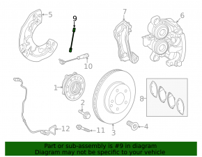 Furtun de frână față dreapta Mercedes GLE 20-25
