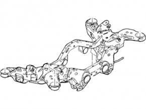 Bara spate Ford Flex 09-19 FWD