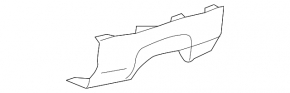 Capac bară spate pentru bara de remorcare Lexus GX 05-09