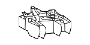 Suport stop bara spate stânga Lexus GX460 10-23