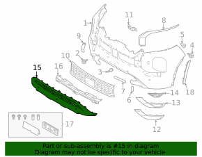 Решетка радиатора grill в сборе Mitsubishi Outlander 22-26