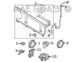 Динамик дверной задний левый Kia K5 21-26 Bose