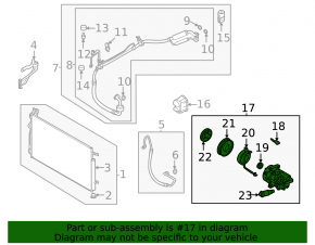 Компрессор кондиционера Kia Sportage 23-26 2.5