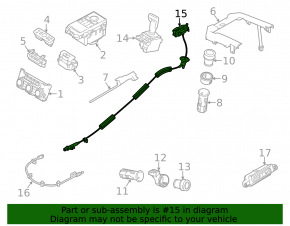 Cablu transmisie automată Land Rover Range Rover 13-19
