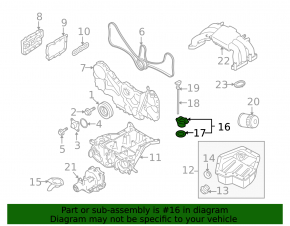 Крышка маслозаливной горловины ДВС Subaru Impreza WRX GH 08-14 2.5T