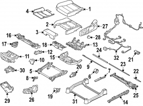 Occupant Sensor Polestar 2 21-25 без подушки