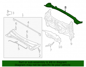 Tava metalica stergator Kia Niro 17-22