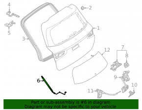 Amortizor hayon dreapta Mercedes X167 GLS 450 580 20-26 electric