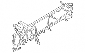 Труба подторпедная усиление Ford Fusion mk5 13-20