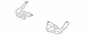 Накладка стакана левая Lincoln Corsair 20-26