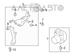 ABS АБС Subaru Outback 10-12