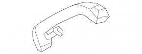 Ручка потолка задняя правая BMW X5 F15 14-18 бежевая под панораму