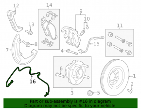 Senzor ABS față stânga pentru Ford Taurus 09-2020