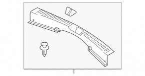 Накладка проема багажника Mazda CX-5 13-16