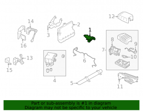 Accelerometru spate pentru Land Rover Range Rover Velar 18-26