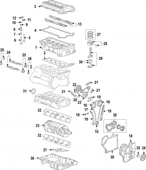 Шатун с поршнем GMC Terrain 10-17 2.4 LAF l4