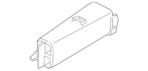 Воздуховод на воздухоприемник BMW F30 17-18 2.0T B46