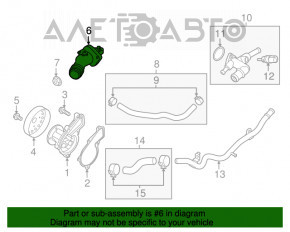Корпус термостата Hyundai Kona 18-21 2.0