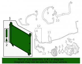 Condensator radiator aer condiționat Lexus GS200t GS300 16-19