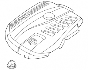 Накладка двигателя BMW X5 G05 24-26 3.0T