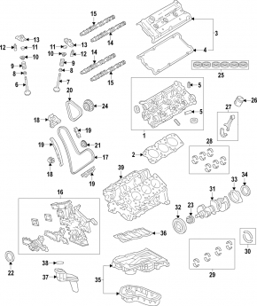 Поршень левый Toyota Highlander 20-22 3.5