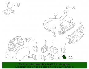 Кнопка start-stop Nissan Sentra 13-19