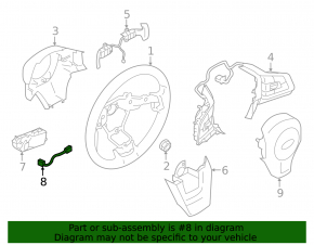 Проводка руля Subaru Forester 25-26