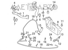Senzor de nivel al rezervorului lichidului de spălare Mini Cooper R56 R58 07-15
