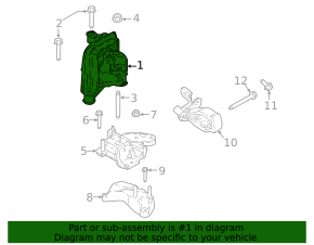 Подушка двигателя правая Ford Ecosport 18-21 1.0T