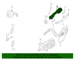 Механизм ручки двери передней правой Nissan Sentra 20-24