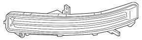 Поворотник левый Lincoln Nautilus 19-23