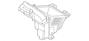 Carcasă inferioară filtru de aer Hyundai Elantra 21-24 2.0L