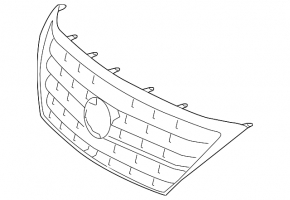 Решетка радиатора grill Lexus LX570 08-15 дорест