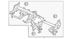 Труба подторпедная усиление Honda CRZ 11-15