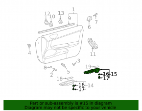 Накладка управления стеклоподъемниками передняя левая Toyota Camry v30 2.4