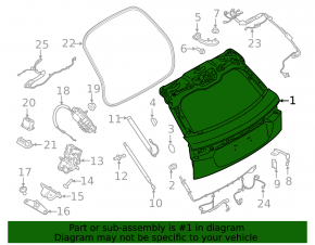 Bara spate Land Rover Range Rover Velar 18-23 Alb 1AA