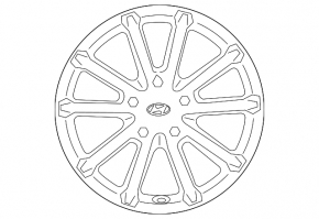 Диск колесный R16 Hyundai Sonata 18-19