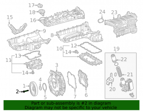 Болт шкива коленвала Mercedes W167 GLE 350 450 20-26 3.0h M256 4 шт